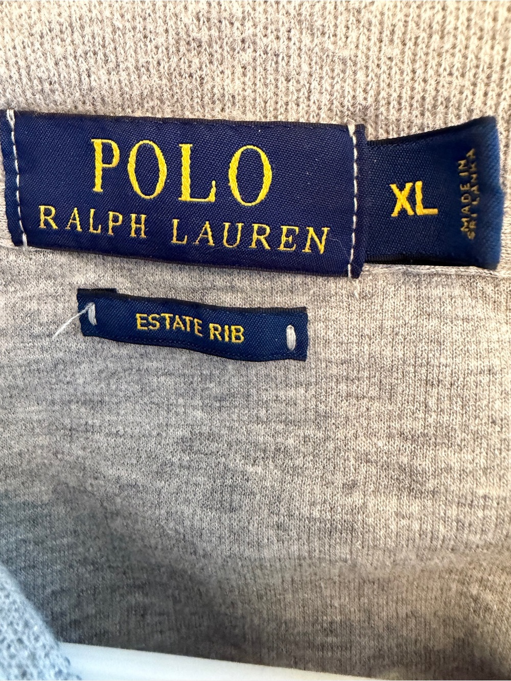 Polo Ralph Lauren Estate-Rib Quarter-Zip Pullover - Picture 6 of 7